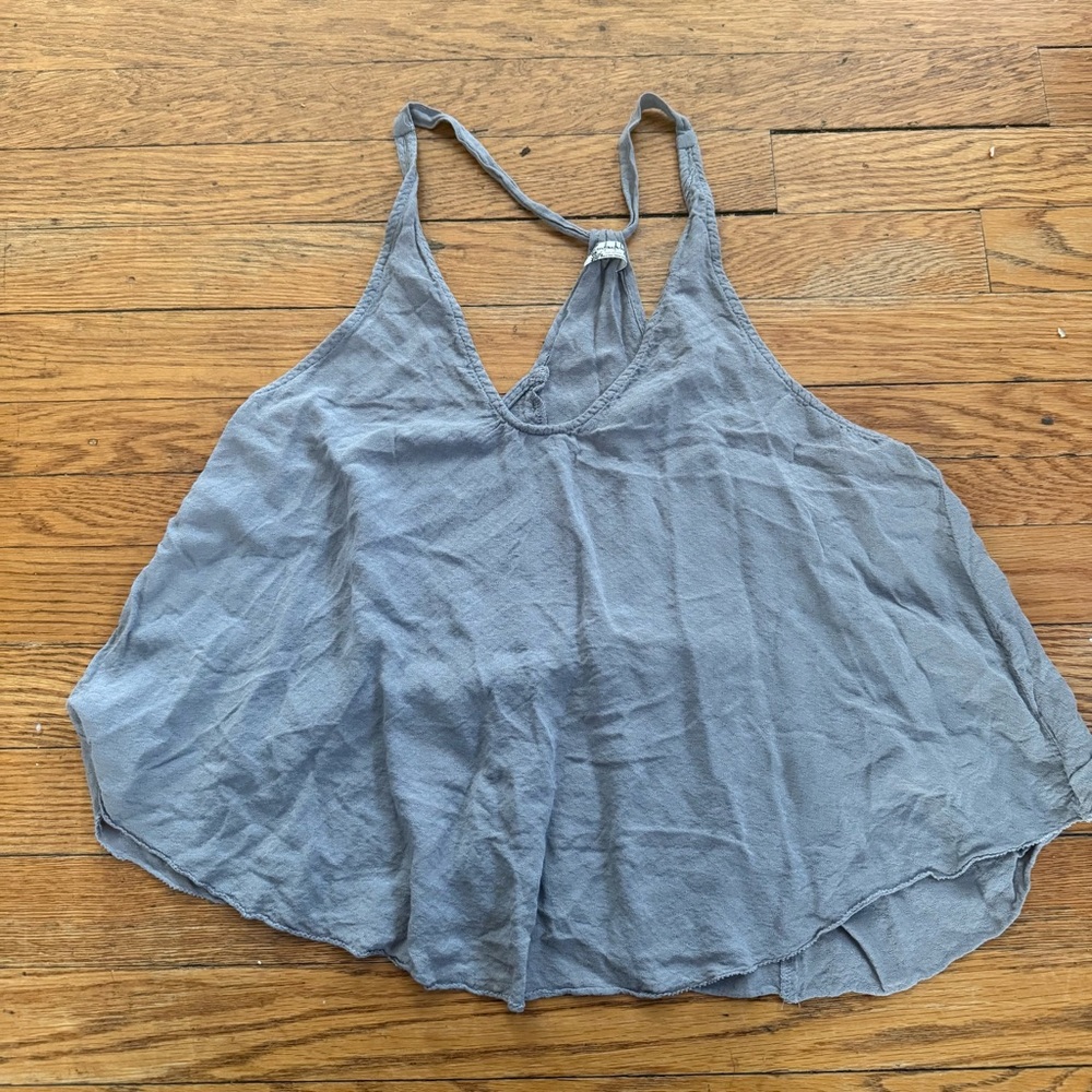 Intimately Free People Gray textured tank